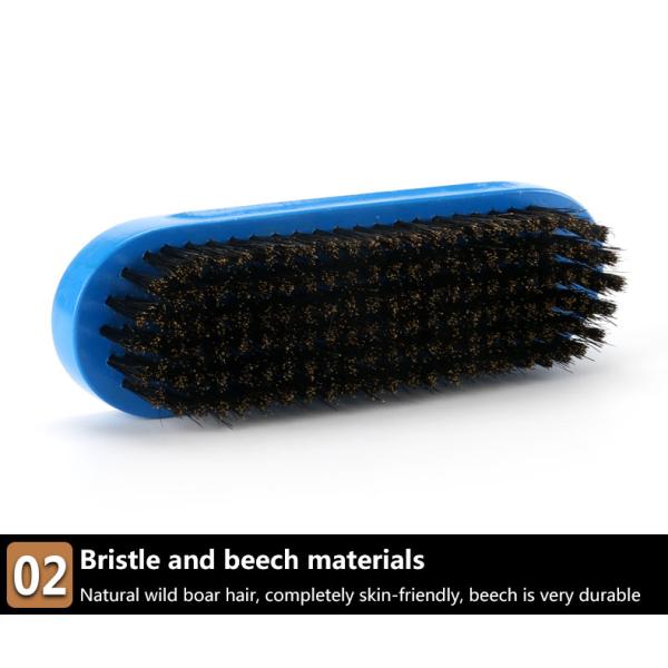 100% Boar Bristle Soft/Medium Hard Beard Brush for Men Customized Logo Design by Abeis