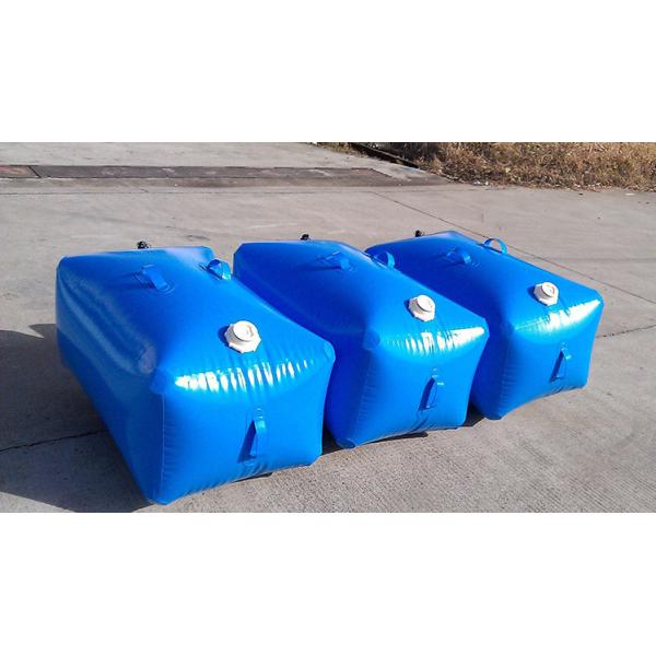 PVC Inflatable Water Storage Tanks Bladders for Water Plant House 300L Military Water Tank