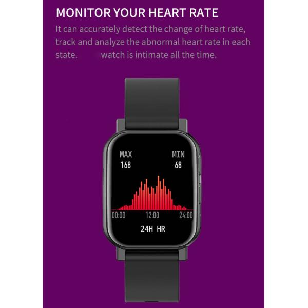 1.69in Screen Bluetooth Touch Watch Realtek 8762C Blood Oxygen TFT Screen