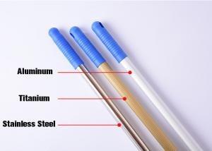 China Metal Floor Cleaning Tools 1.2m Dust Mop Handles With Clips on sale