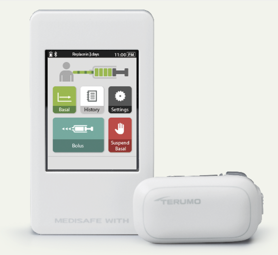 Terumo Medisafe WITH Insulin Patch Pump Detachable with Remote Control for Daily Freedom