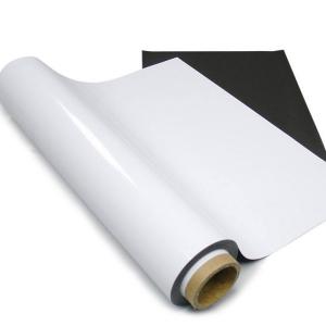 China Glass Rubber Magnetic Sheet Roll 100 Mic Large Format Vinyl Printing on sale