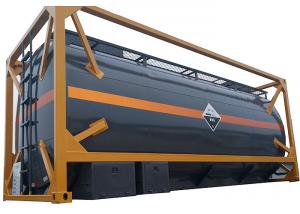 Quality CSC Bitumen Tank Container 20ft 500 Gallon Fuel Oil Tank wholesale