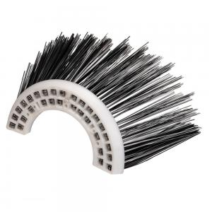Quality Hard Wearing Steel Wire Brush Sweeping Brush With White Plastic Broom Head For Road Sweeper wholesale