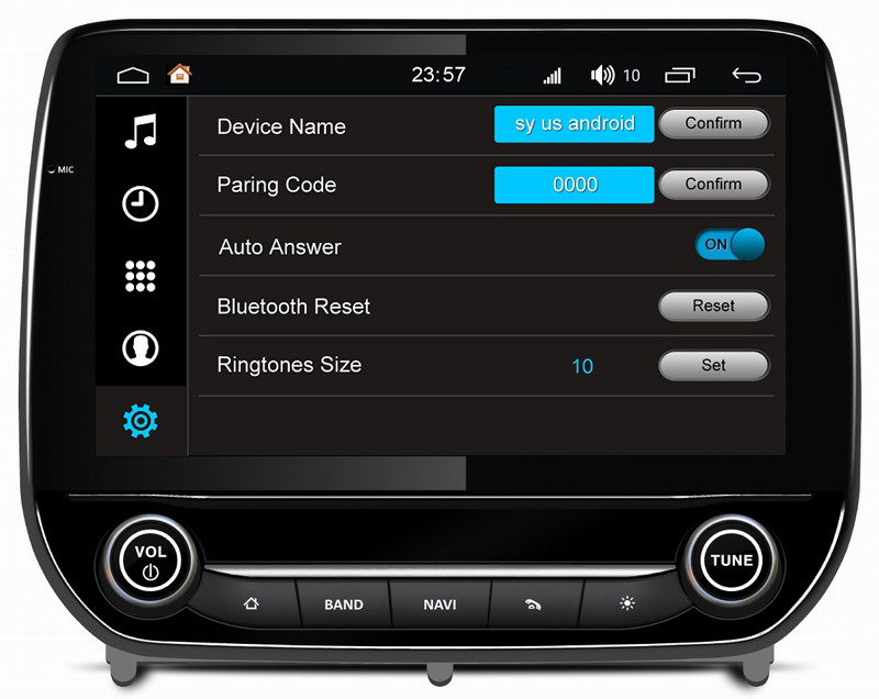Ouchuangbo auto gps navi audio media S200 platform android 8.0 for Ford EcoSport 2018 support USB SWC AUX wifi bluetooth
