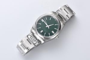 China White Dial Leather Strap Wrist Watch With Stainless Steel Case 200mm Length on sale