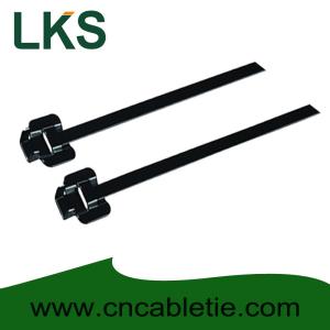Quality LKS-610M PPA Coated Releasable Stainless Steel Cable Ties wholesale