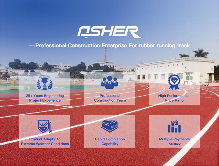 Hybrid PU Stadium Running Track Surface With Multi Layer PU Rubber Construction For Professional Training Centers Stadium Support Areas And Contractor