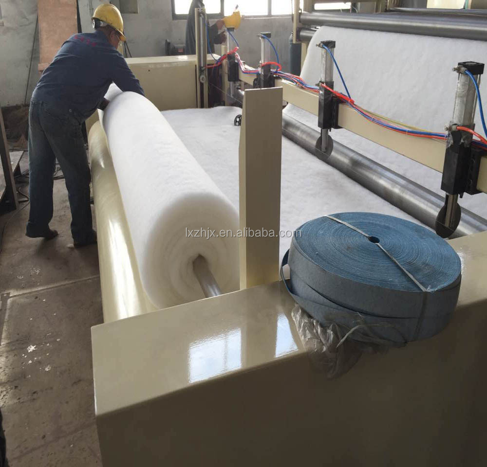 YWJM-1 nonwoven polyester fiber stiff hard wadding/padding machines