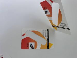 China Die Cut Custom Blister Card Packaging Glossy Matt Surface Folding on sale