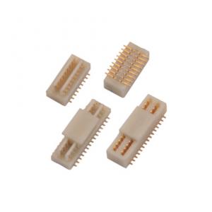 Quality 0.635mm Male Smt Board To Board Connector Black 10p Customized Pcb Board Connectors wholesale
