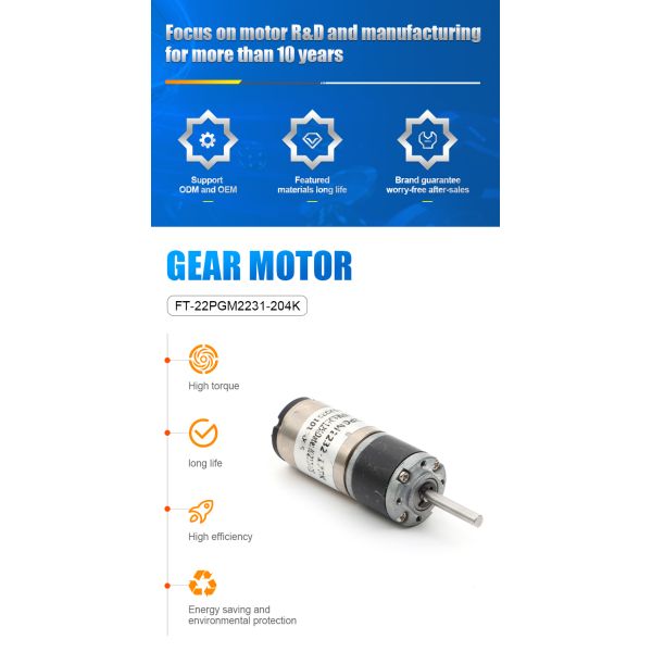 Manufacturers Wholesale 22mm Gear Motor 5V 12V 24V Low-noise DC Planetary Gear Motor 5G Antenna Base Station Module Motor
