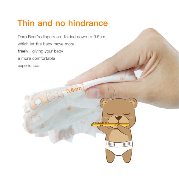 Disposable Baby Diapers in Bulk 360 Waist Band Pull Up Nappies for Babies