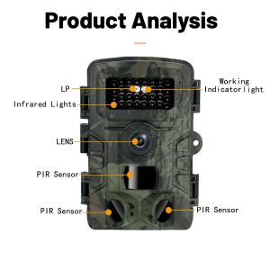 PR700 HD Trail camera 36MP 1080P IP66 waterproof