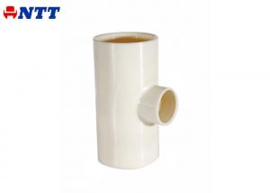 China PVC Plastic Tee Industrial Plastic Molding Tubing Pipe Fittings Connector on sale