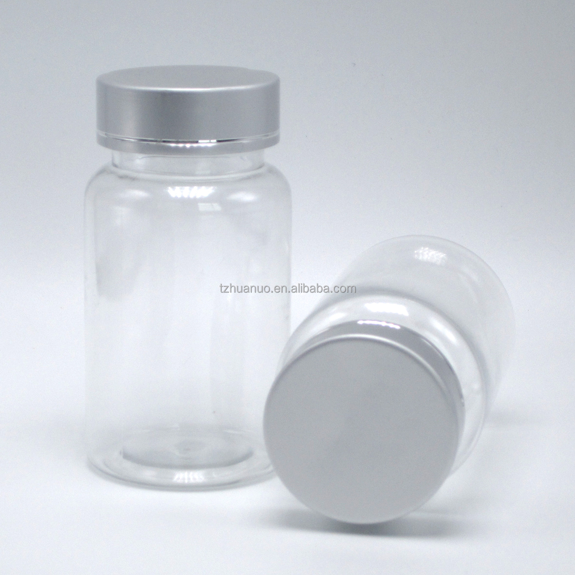 100ml/3.4oz Round Shape Customized Plastic PET Capsule Pill Bottle for Medicine Storage