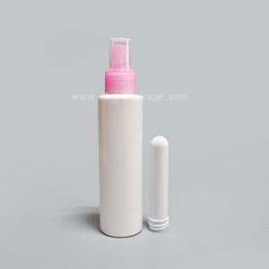 120ml Fast delivery High Transparency Unique stylepharmaceutical white plastic oral spray bottle