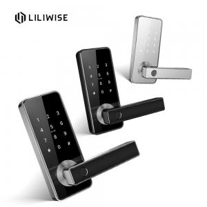 Quality Residential Electronic Door Locks , Wifi Digital Safe Touch Screen Finger Print Latch Door Knob Lock wholesale