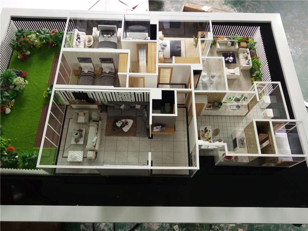 Quality 1 / 50 Unit Architectural Interior Models , Handmade Architectural Models wholesale