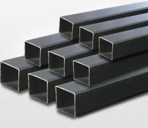 Quality Galvanized Steel Pipe ASTM A500 Standard Welded Black Powder Coated Square Steel Pipes wholesale