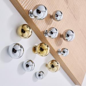 China Minimalist Brass Dresser Knob Drawer Handle Kitchen Gold 30mm Drawer Knobs on sale