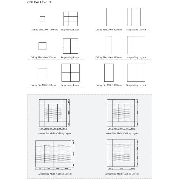 Suspended Indoor Perforated Acoustic False Ceiling Tiles For T Grid