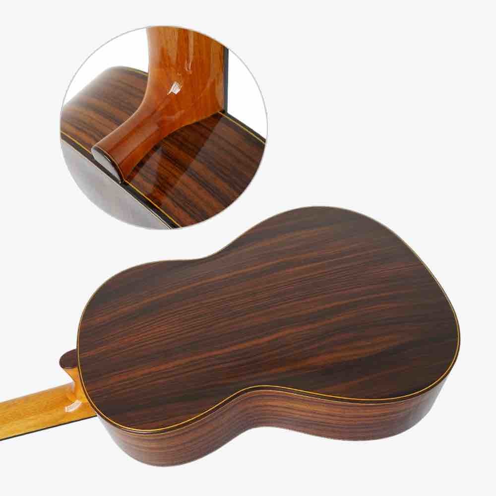 Custom Grand Master Level lattic bracing Classical Guitar Solid Flame Maple Back Side Ebony Fingerboard