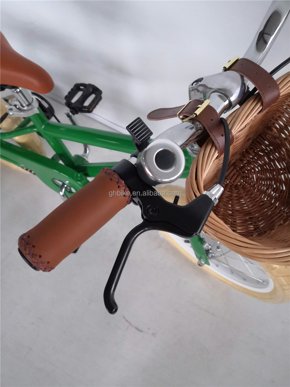 16 inch Children Bikes with Training Wheels Double V Brake Steel Fork