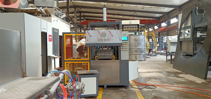Small Semi Automatic Egg Carton Making Machine Compact Size
