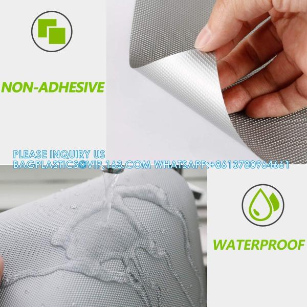 Kitchen Shelf Liner Drawer Liners, Non-Adhesive Refrigerator Liners Waterproof Fridge Mats With Strong Durable