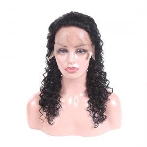 China Real Full Lace Human Hair Wigs With Baby Hair Deep Wave Trade Assurance on sale