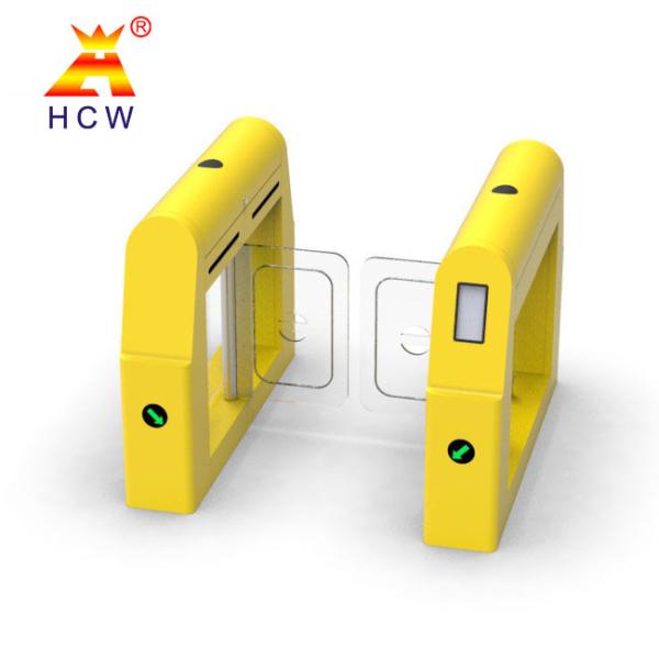 SS304 Swing Barrier Turnstile for Office Building Entrance And Exit Control