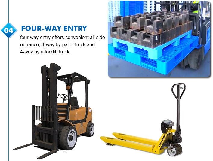 Standard Sizes HDPE Collapsible Plastic Pallet Box, Heavy Duty Industry Storage Use Collapsible Plastic Mega Bin