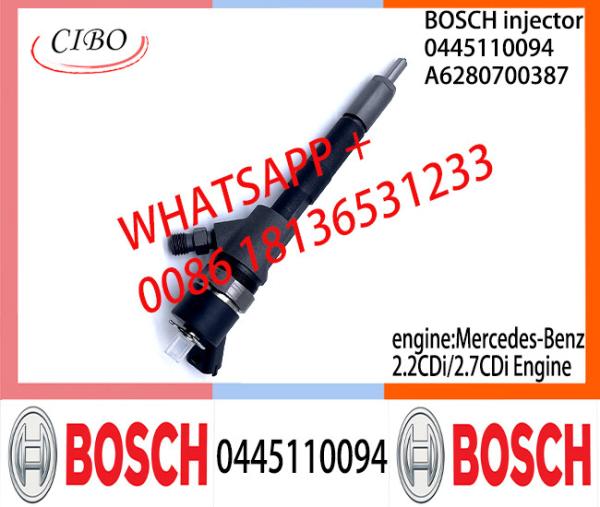 BOSCH Common Rail Injector 0445110093 0986435035 0445110094 A6280700387