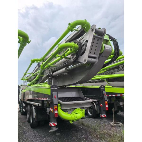 Used 2019 Zoomlion ZLJ5440THBBE 56m Truck-Mounted Concrete Pump with Z-Shape 5-Section Folding Boom and 365° Continuous Rotation