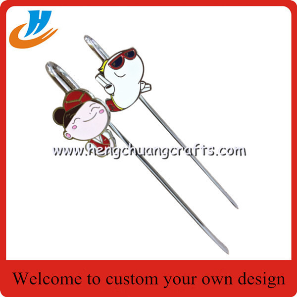 Metal bookmark,zinc alloy book mark custom/free design bookmark