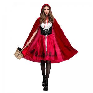 Quality Little Red Riding Hood Party Costumes For Adults Women Cosplay Halloween Costume wholesale