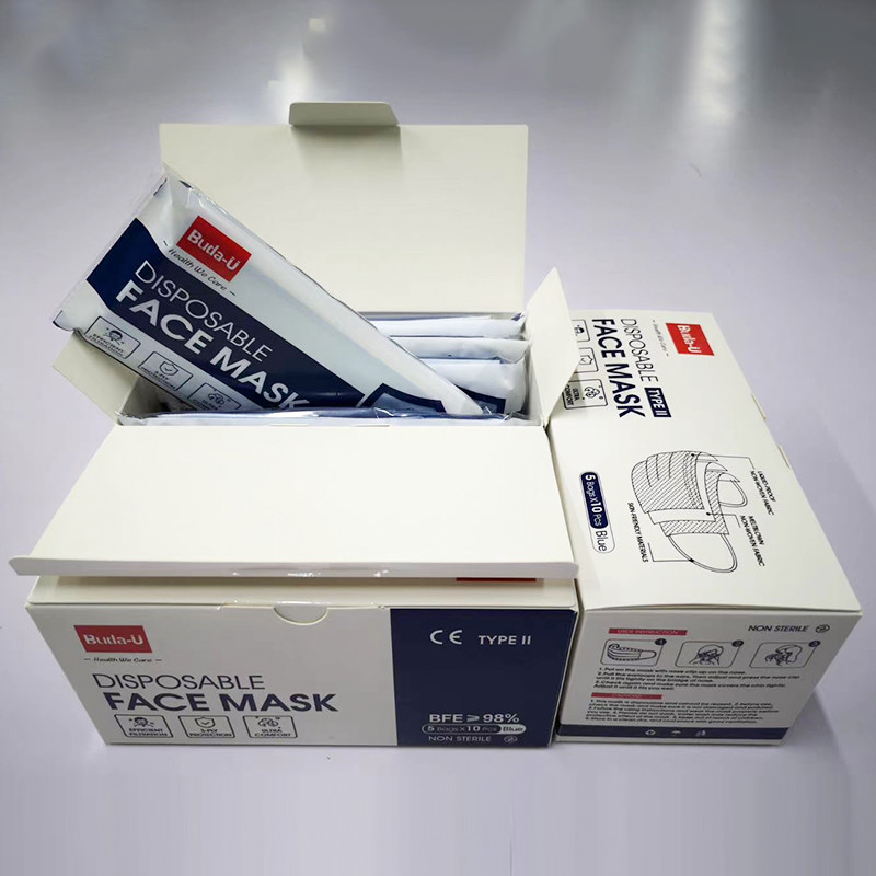ASTM 3PLY Disposable Earloop Face Mask , Adult Protective Face Mask ASTM Standard , FDA Registered