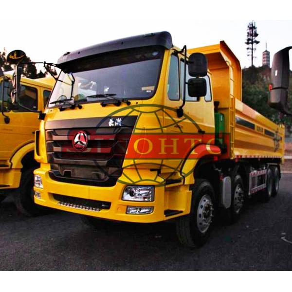 Heavy 3 Axle Ten Wheeler Dump Truck STEYR Tech Gearbox LHD RHD Steering