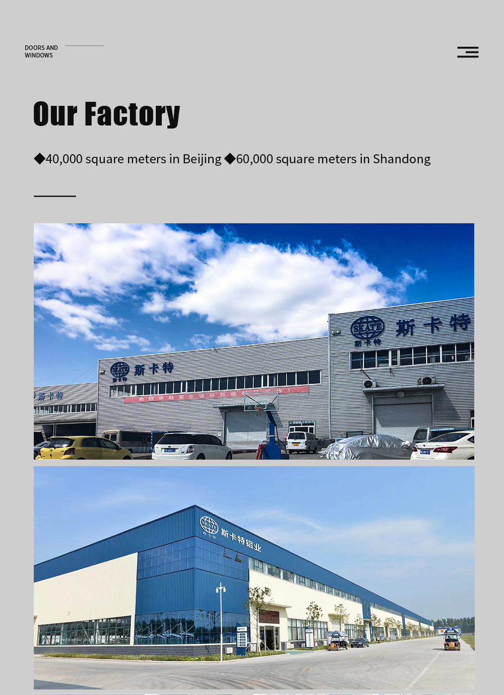 American Producing Swing Open Aluminum Traditional Casement Windows in Classic Design