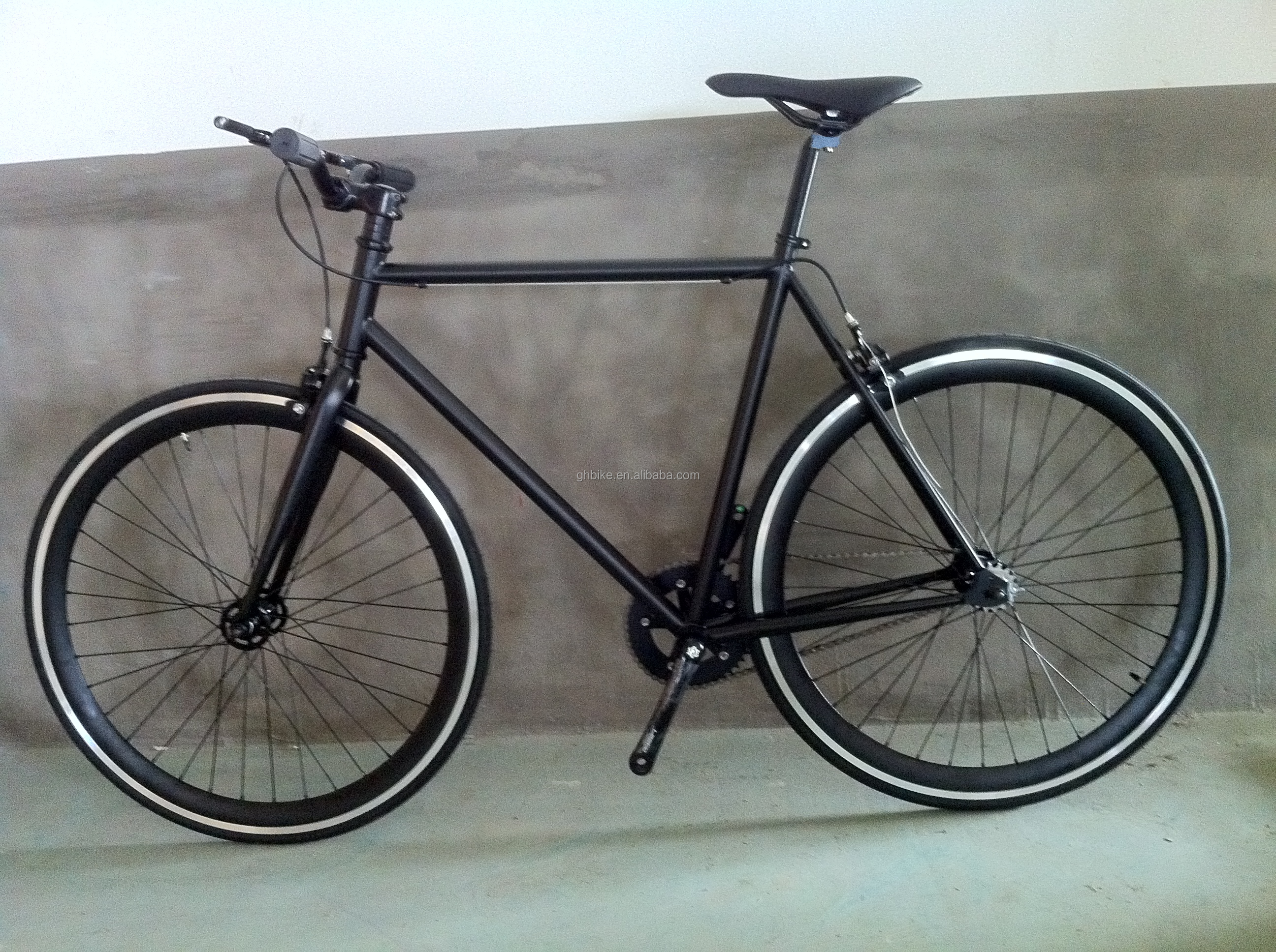 700C American CE CPSC Chinese Fixie Gear Single Speed Bike Length m 1.8 Steel Fork