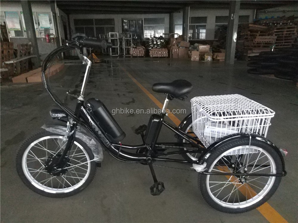 Effortlessly Navigate the City on Our 350W Three Wheel Electric Bike for Older Riders
