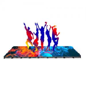 Quality P4.8 Full Color Dance Floor LED Display indoor outdoor for Live Show wholesale