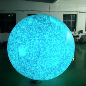 China Custom Logo Large Advertising Inflatable Model Led Light Inflatable Moon Balloon for Decoration on sale