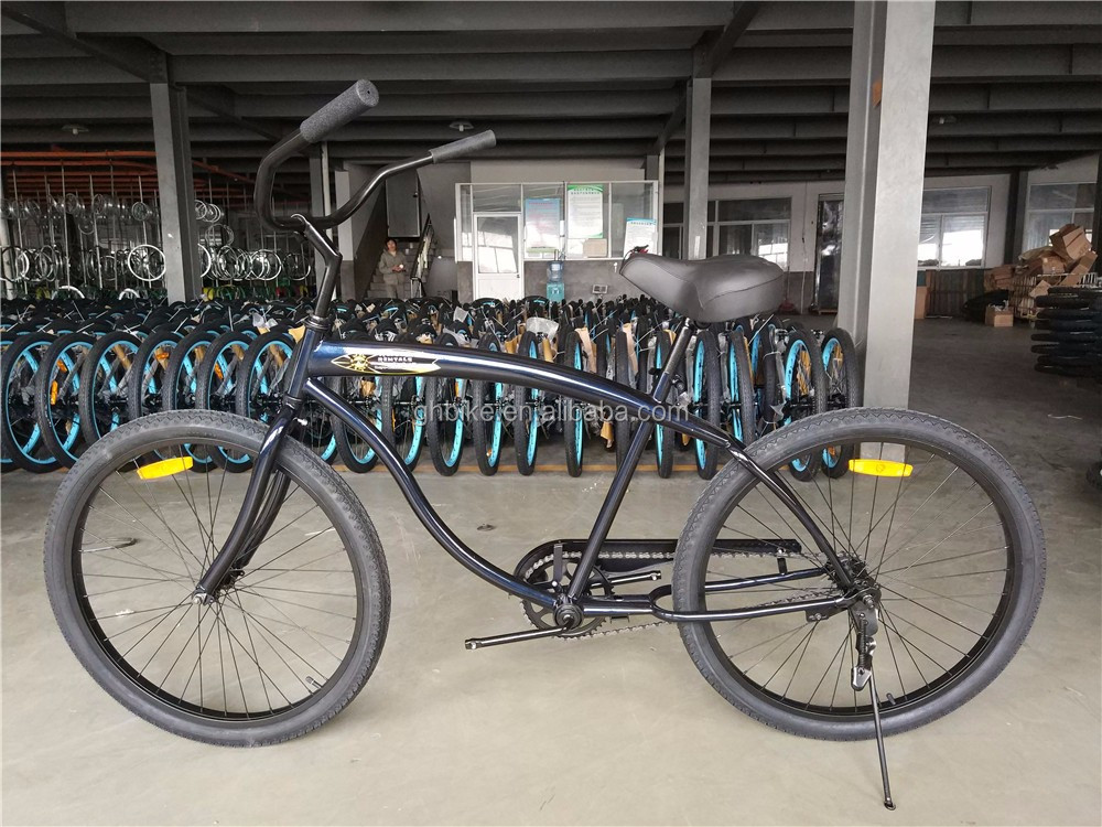 26 Inch Custom Stretch Single Speed Foot Brake Beach Cruiser Bike with Ordinary Pedal