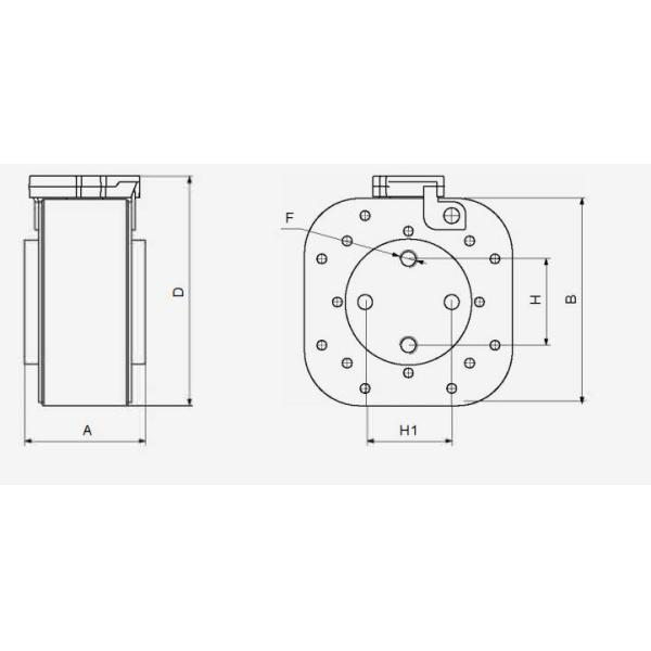 40A-3600A Industrial Power Fuses Square Plate Type Fast Acting Fuse With Filler