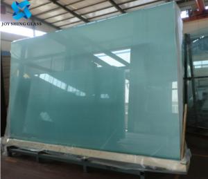 Quality Flat / Curved Laminated Safety Glass , Clear White Double Glazing Toughened Glass wholesale