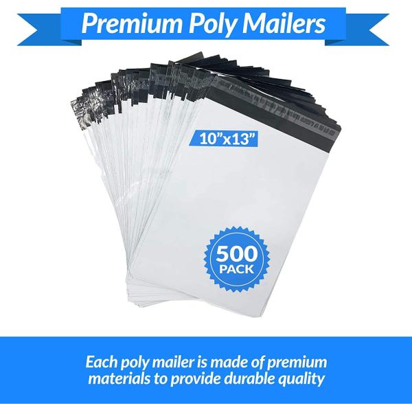 Lightweight White Poly Mailers Biodegradable Eco Friendly Poly Mailer