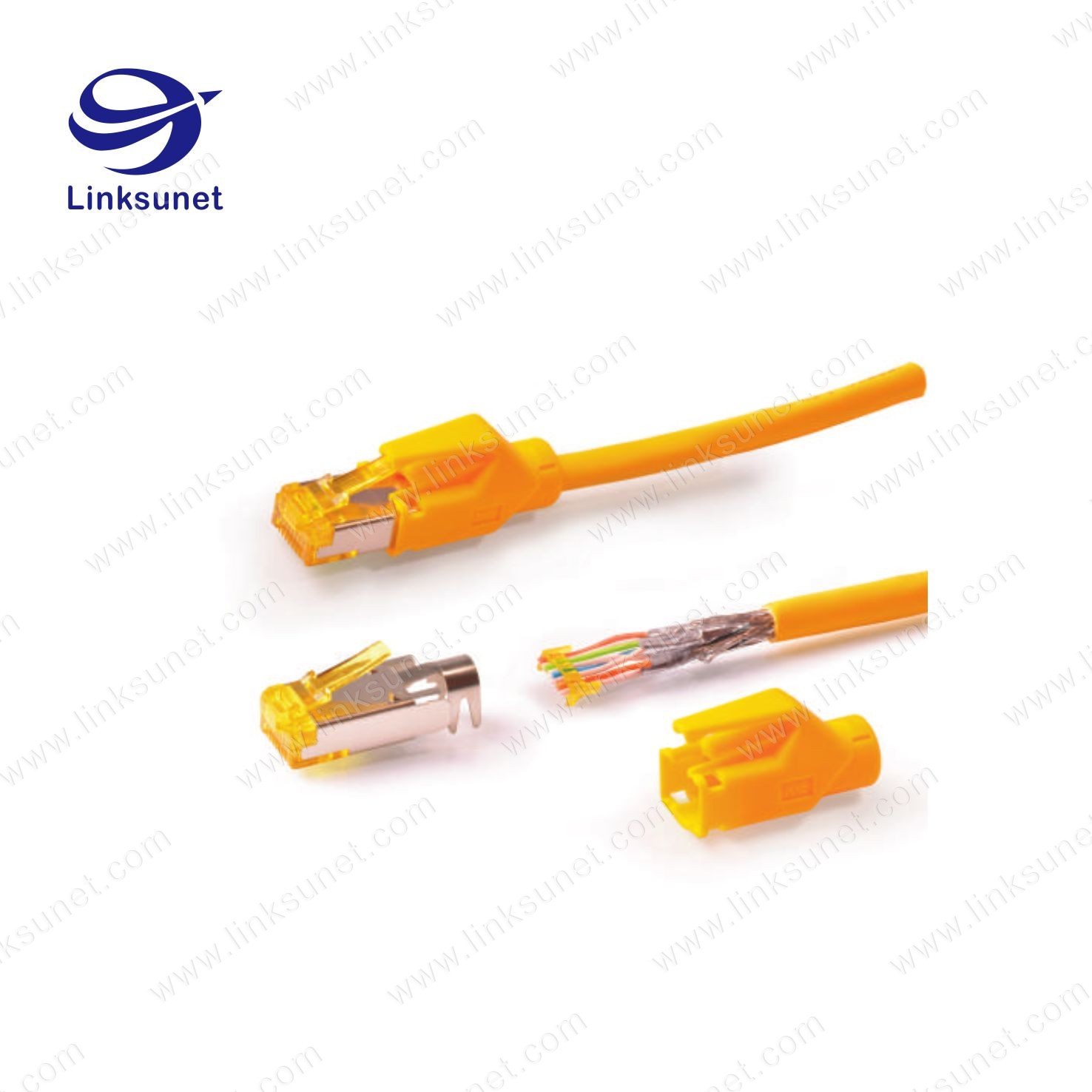 HRS cat.6 standard modular plug connectors compliant for Communication equipment