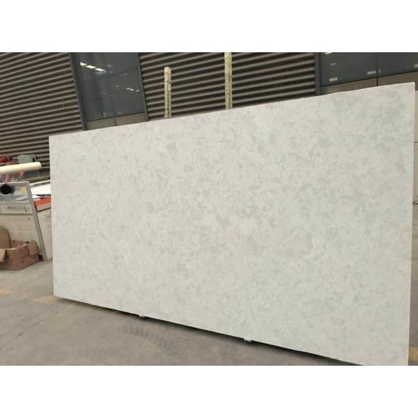 P7103 Super White Calacatta Quartzite , Manmade Caesarstone Calacatta Nuvo Kitchen